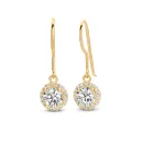 Romance Ohrringe - Vergoldetes Sterlingsilber - Zirkonia